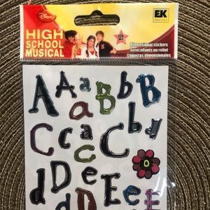 Disney High School Musical Alphabet Stickers